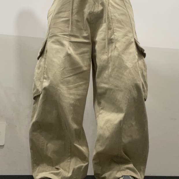 Vtg 와이드 카고벌룬팬츠