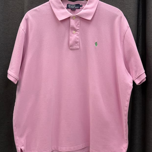 폴로 랄프로렌 반팔 PK 카라 티 핑크 XL