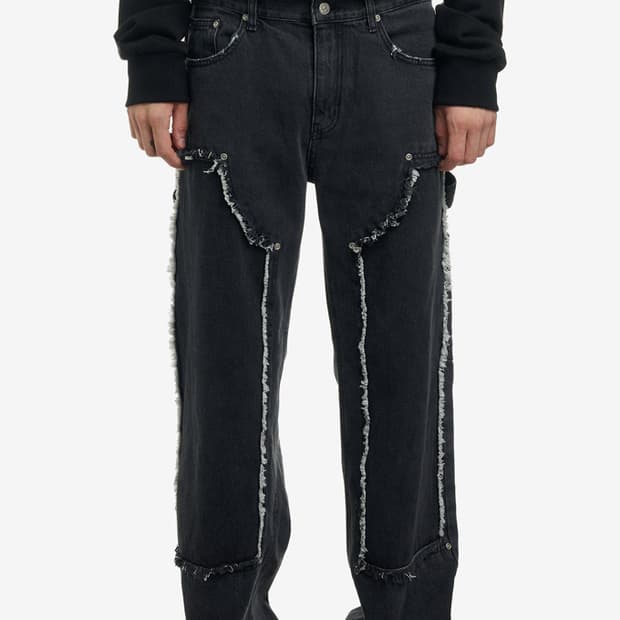 노스타시 UPSIDE DOWN DOUBLE KEE WASHED GREY