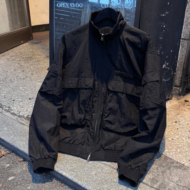 넘버나인 아카이브 나일론 유틸리티 봄버자켓