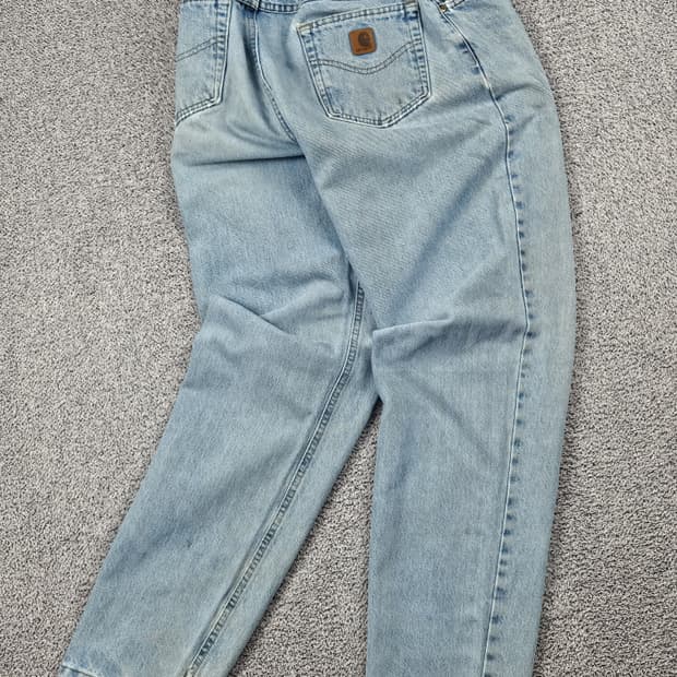 칼하트 밴딩 커스텀 베이직 데님 워크 팬츠 (38X34) / 10325