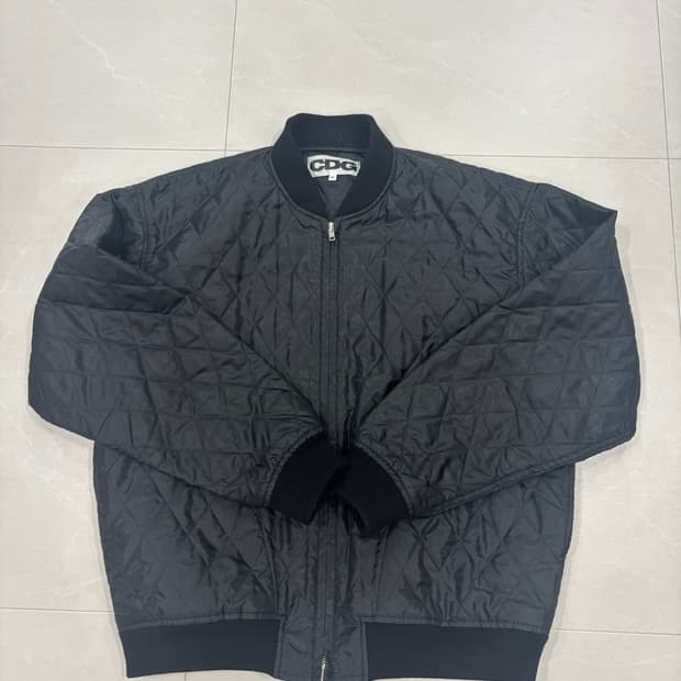 [XL] 꼼데가르송 CDG 퀼티드 스태프 블루종