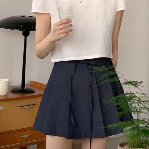 미엘miel 크롭블라우스