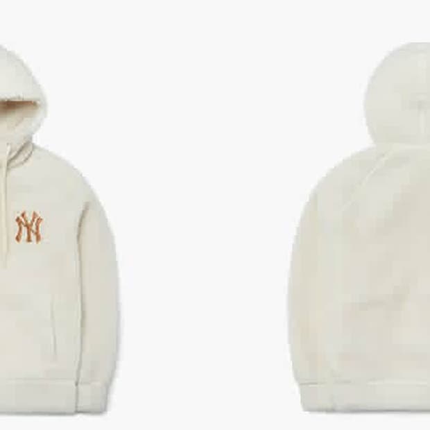 MLB 뽀글이 아이보리