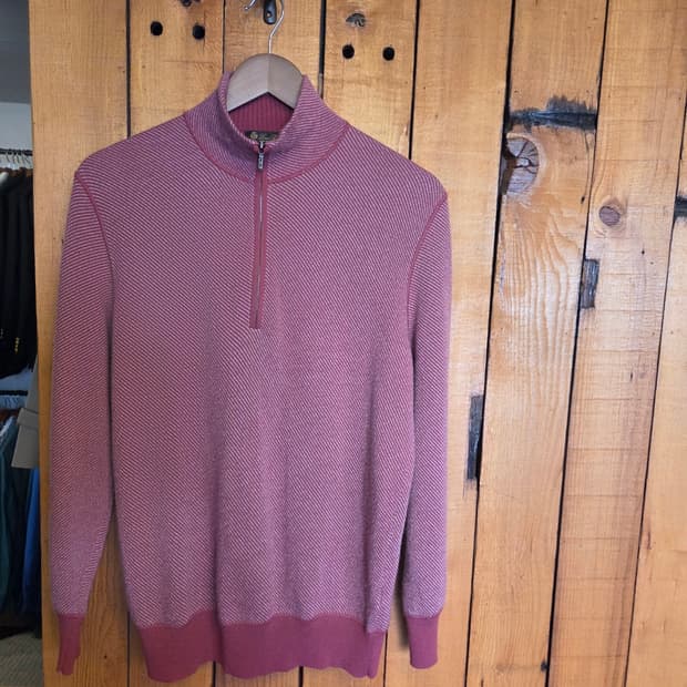 로로피아나 로드스터 캐시미어 짚업니트