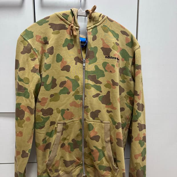 아디다스 카모 후드집압