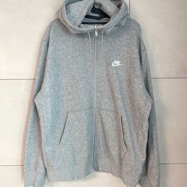 나이키 후드집업 그레이 (XL) 
