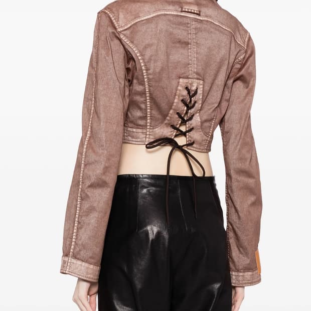 장폴고티에 코르셋데님자켓 새상품