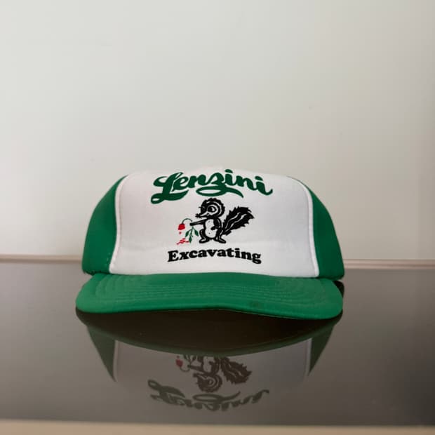 USA 빈티지 모자 볼캡 vintage cap 트러커 메쉬 그린