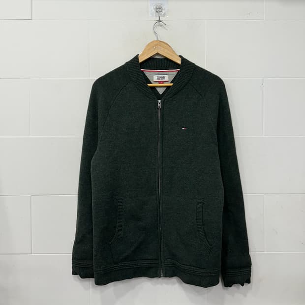 타미힐피거 니트 집업
