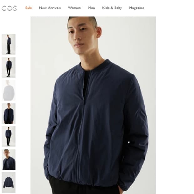 Cos 리버시블 패디드 봄버