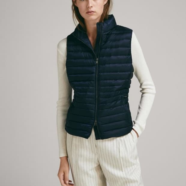 [M] 마시모두띠 여성 덕다운 다운 경량 패딩 조끼 베스트