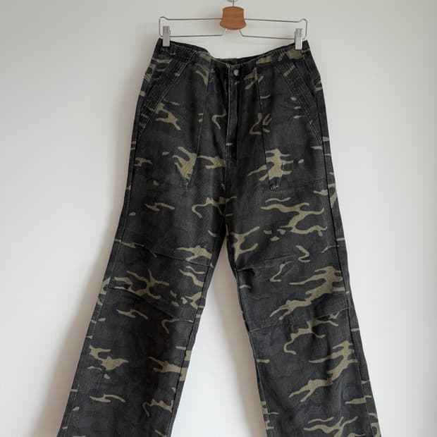 Pre owned 카모 팬츠