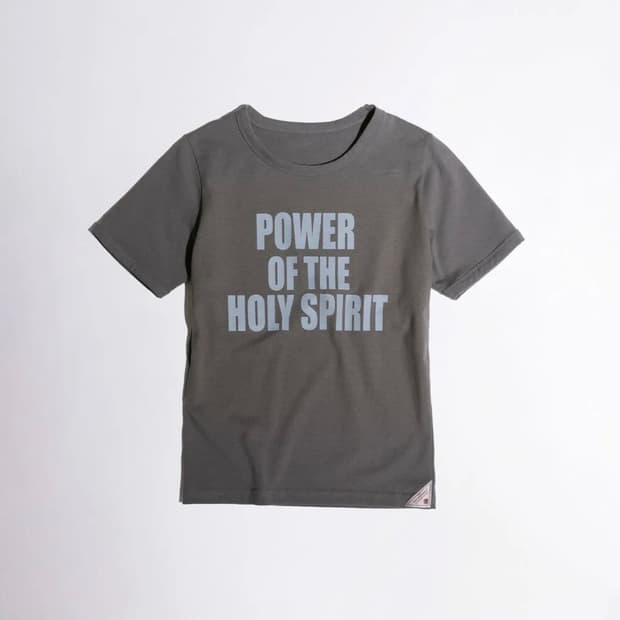 스컬프터 반팔 Spirit baby tee 차콜