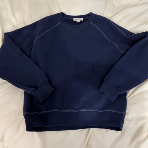 토마스모어 스톤 워시드 스웻셔츠 - 네이비 S사이즈