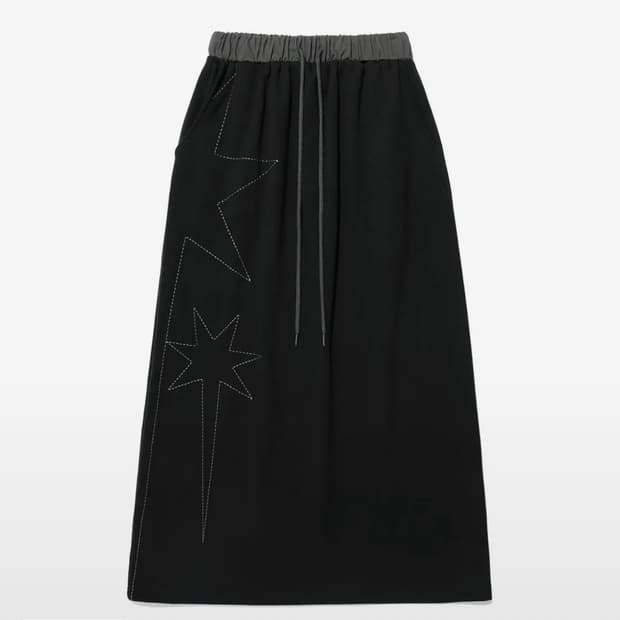 나이스고스트클럽 BIG STAR LOGO SWEAT SKIRT