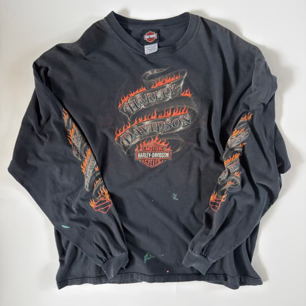 00s harley davidson 빈티지 할리데이비슨 롱슬리브