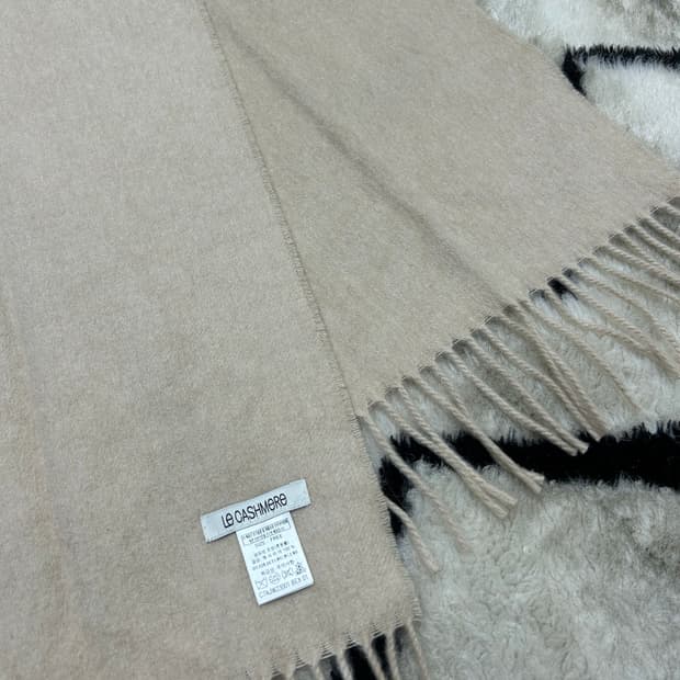 르 캐시미어 머플러/아이보리