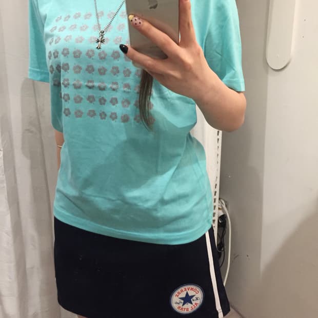 Converse 컨버스 네이비 스포티 스커트