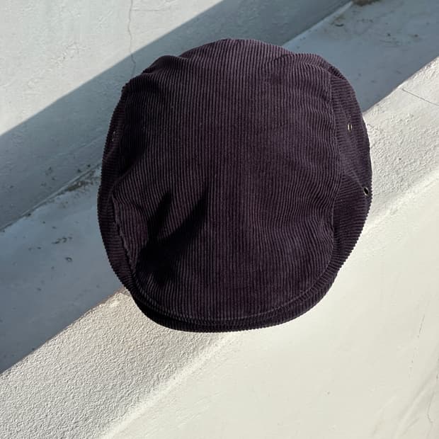 [M-L] 헤지스 네이비 코듀로이 헌팅캡 모자