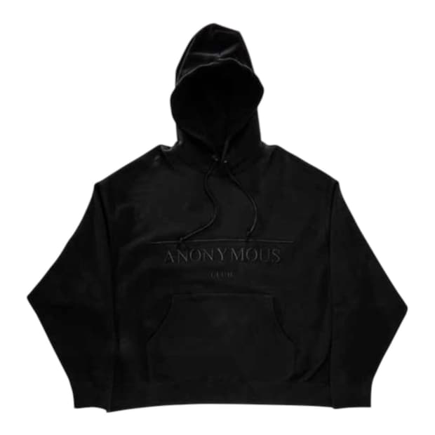 어나니머스 클럽 헤리티지 후드 블랙 초판 