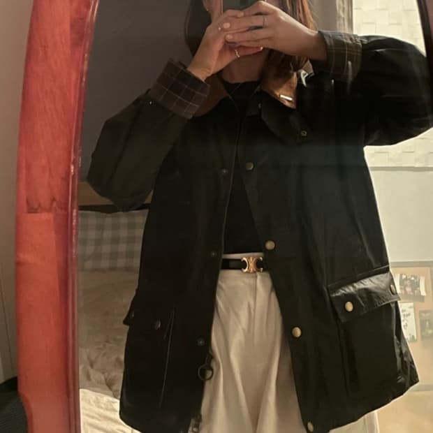 바버 라이트웨이트 아콘 왁스자켓 10