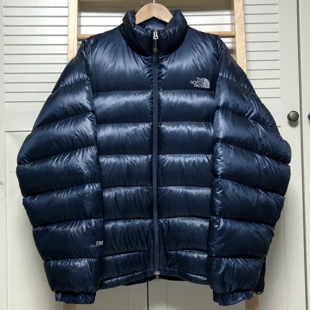 노스페이스 패딩 700 네이비 구스다운 110 자켓