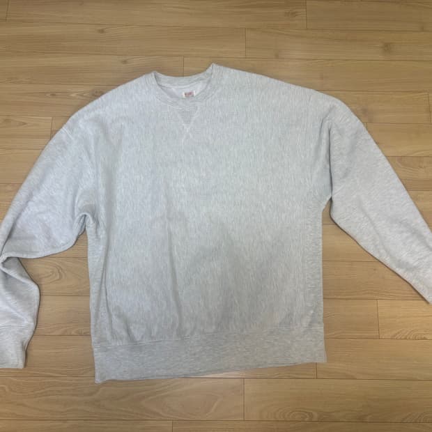 아웃스탠딩 REVERSE HEAVY SWEAT MELANGE GRAY