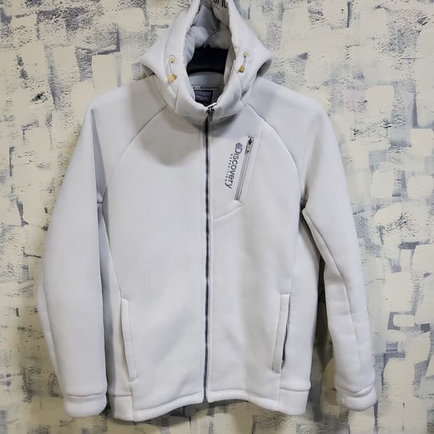 디스커버리 헤비본딩 기모 플리스 후드집업 