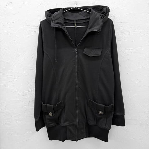 amourire 투웨이 롱 후드집업