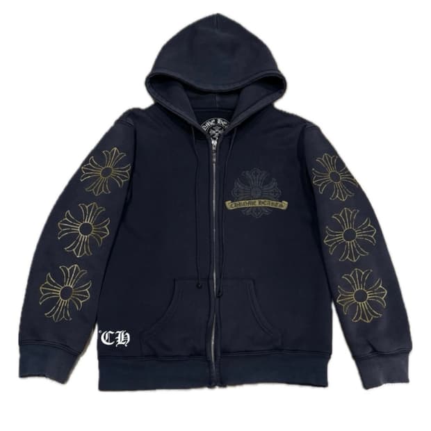 크롬하츠 빈티지 후드집업