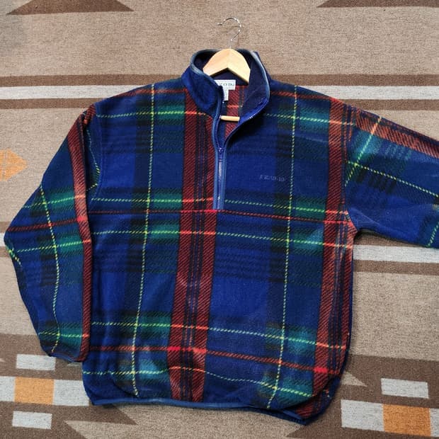 USA 90s 아이조드 하프집업 플리스 M 105