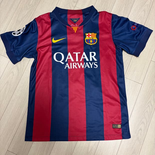 바르셀로나 14-15시즌 유니폼 메시 마킹