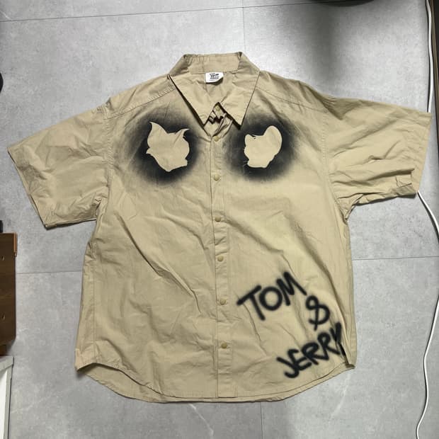 [실측XL] 톰과제리 공식 라이센스 빈티지 반팔 셔츠