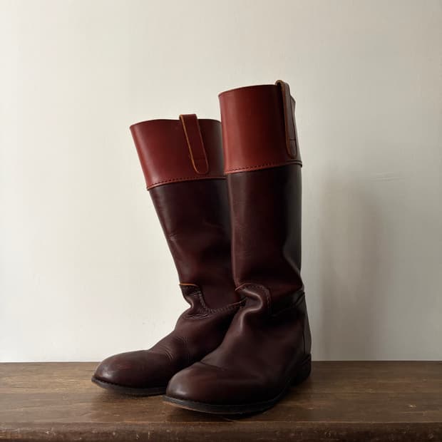 90's Cow Leather Long Boots