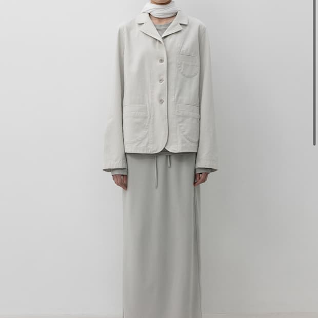 lfm cotton 3-button jacket- Sage