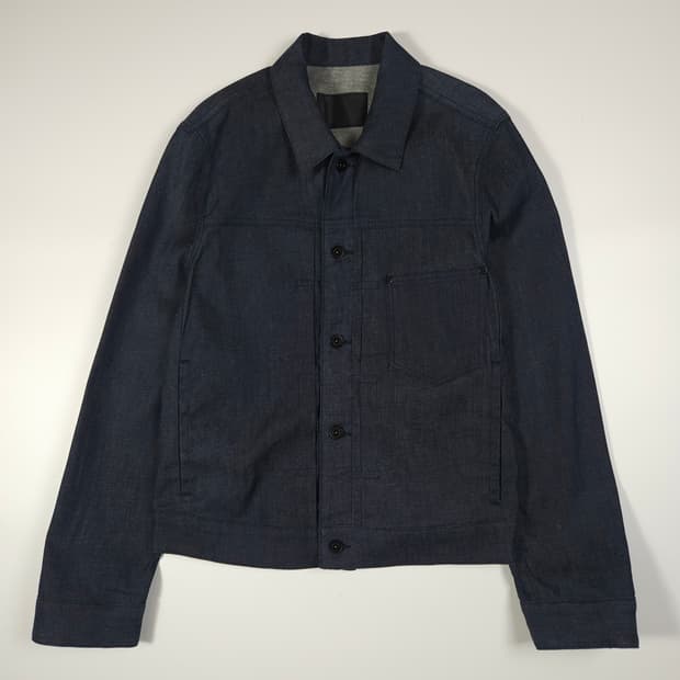 시스템 옴므 데님 자켓