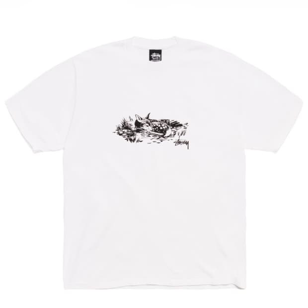 Stussy fawn t shirt S 