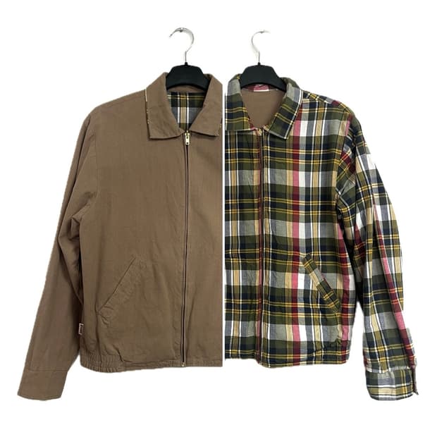 리버서블 블루종 드리즐러 헤링턴 워크자켓