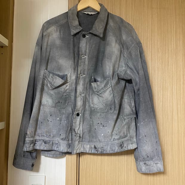 안셀름 샴브레이 셔츠자켓 1사이즈 블랙