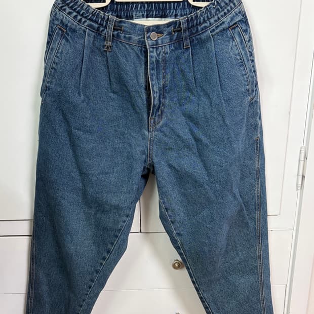 [지오송지오] 원턱 코쿤 데님 팬츠 82