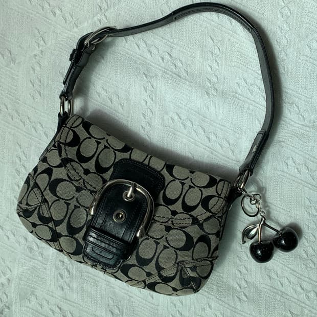 🖤 Coach 블랙 미니 버클 숄더백
