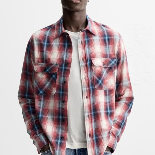 자라 오리진스 플란넬체크