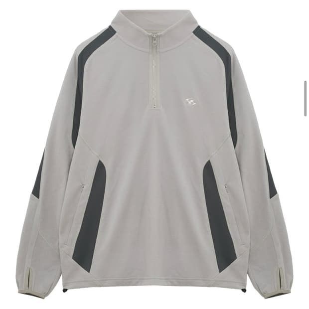 산산기어 플리스 하프집업