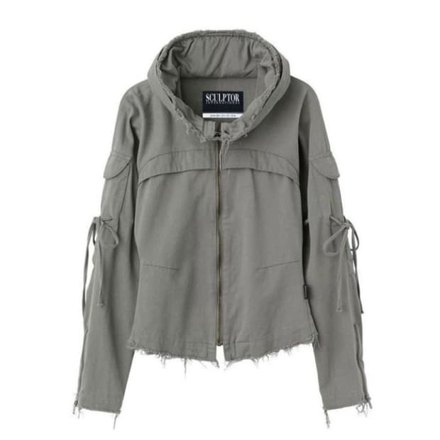 스컬프터 로우 엣지 코튼 자켓 