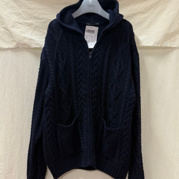 브랜디멜빌 오버핏 니트 후드집업