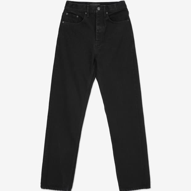 발렌시아가 가드로브 릴렉스핏 데님 팬츠 블랙 30사이즈