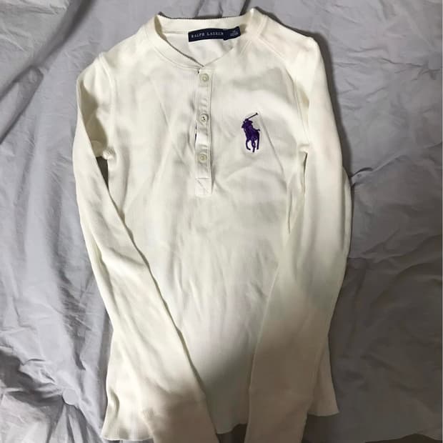 폴로 랄프로렌 빅포니 골지 긴팔티