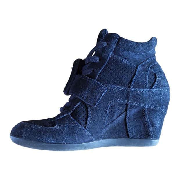 Ash 보위 웨지힐 스니커즈 남색  37