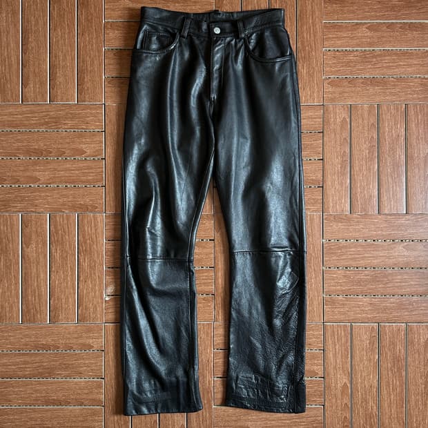 90’s John bull cow-hide leather pants